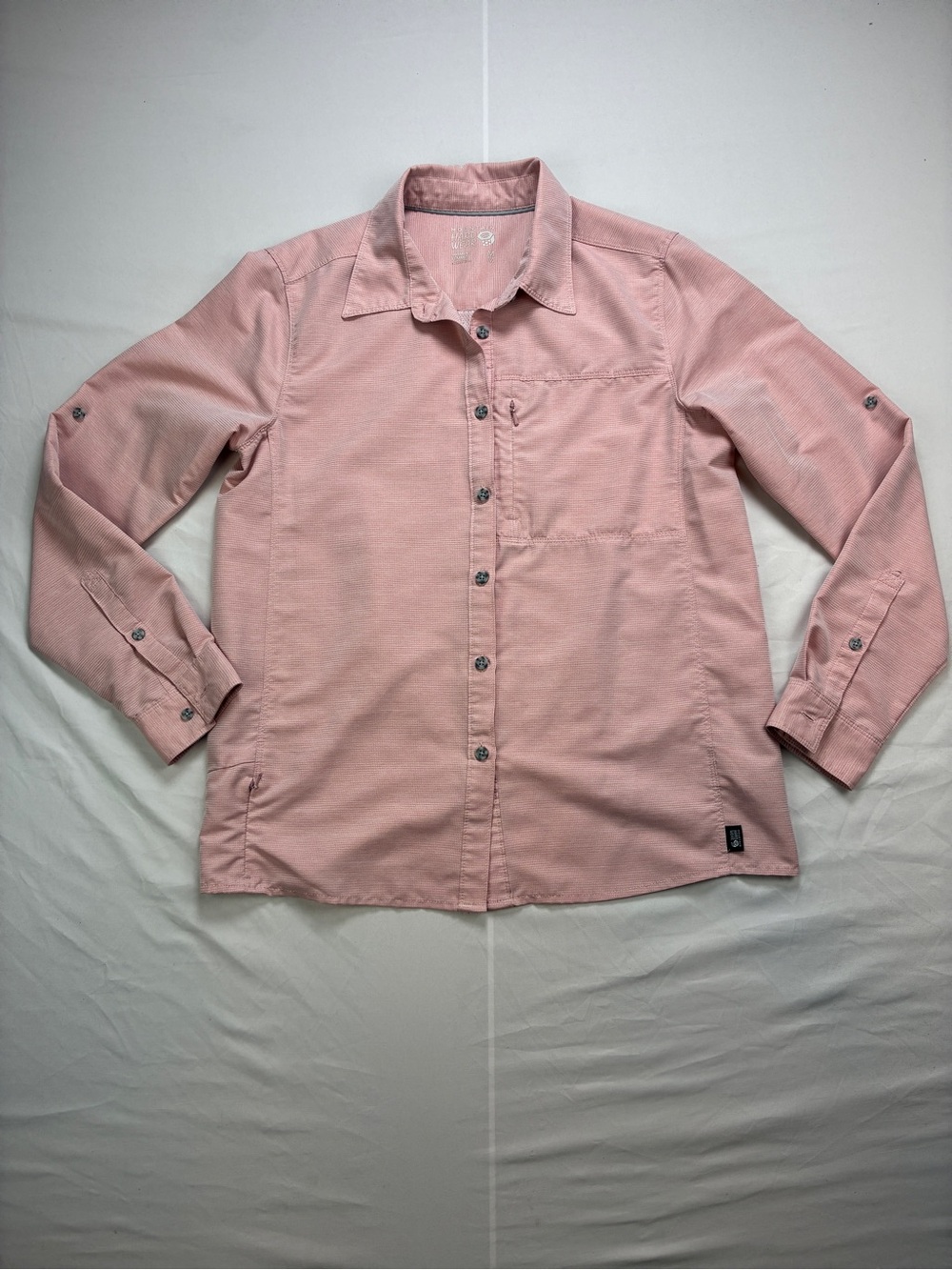 Mountain Hardwear Canyon Long Sleeve Shirt in Pale Pink/Peach